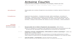 Desktop Screenshot of antoinecourtin.com