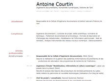 Tablet Screenshot of antoinecourtin.com